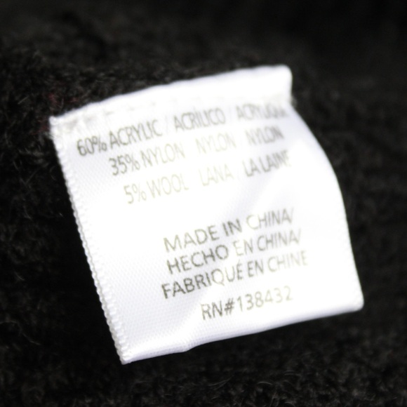 ModCloth Women’s Black Lacey Knit Cutout Puff Sleeve Mock Neck Sweater sz Medium - Picture 4 of 4